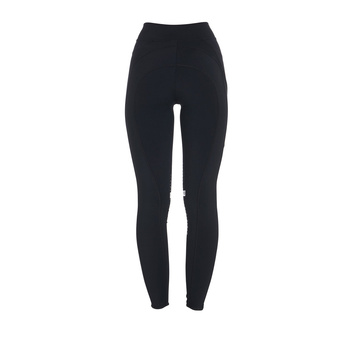 Equestro leggings equestro modello kao light tessuto tecnico elasticizzato - Colore BLACK/WHITE