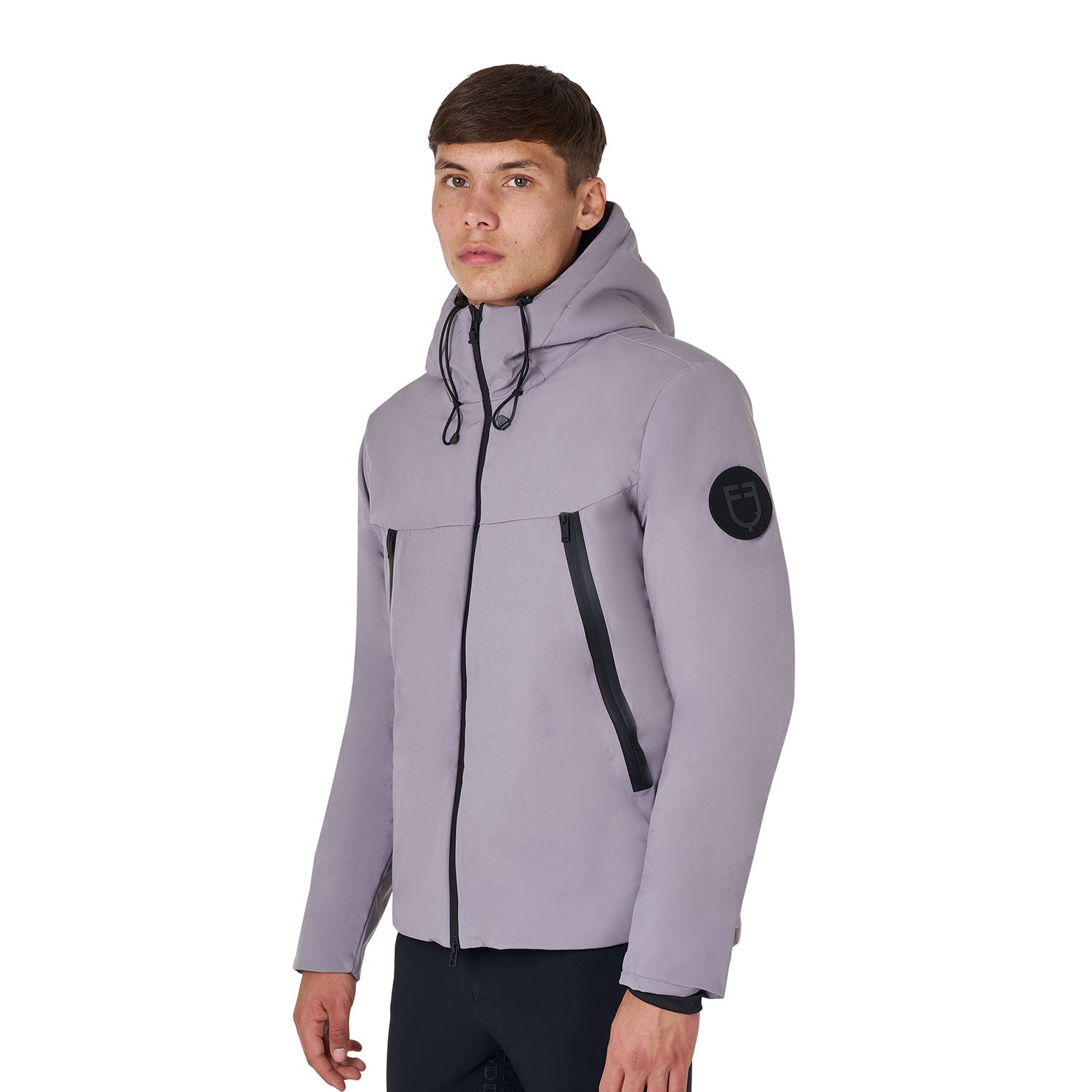 Equestro men's basic puffer jacket - Colore FROST GREY (17-0000)