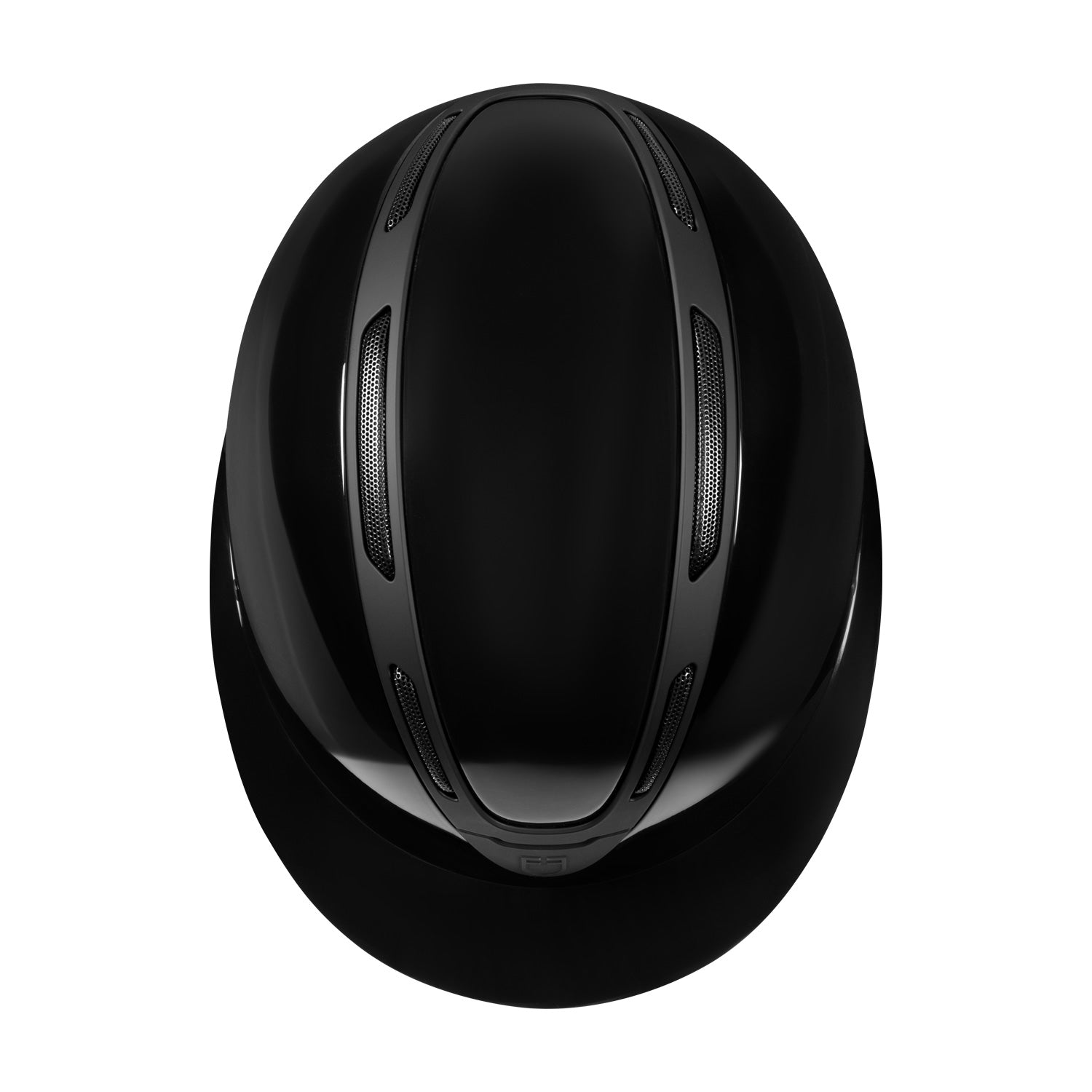 Equestro women apocalipse helmet with shiny shell - Colore BLACK/BLACK