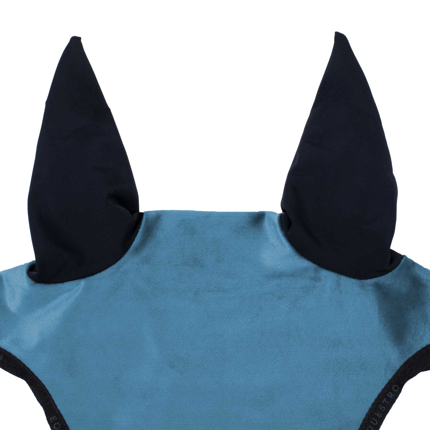 Equestro velvet fly veil - Colore OCEAN/BLACK