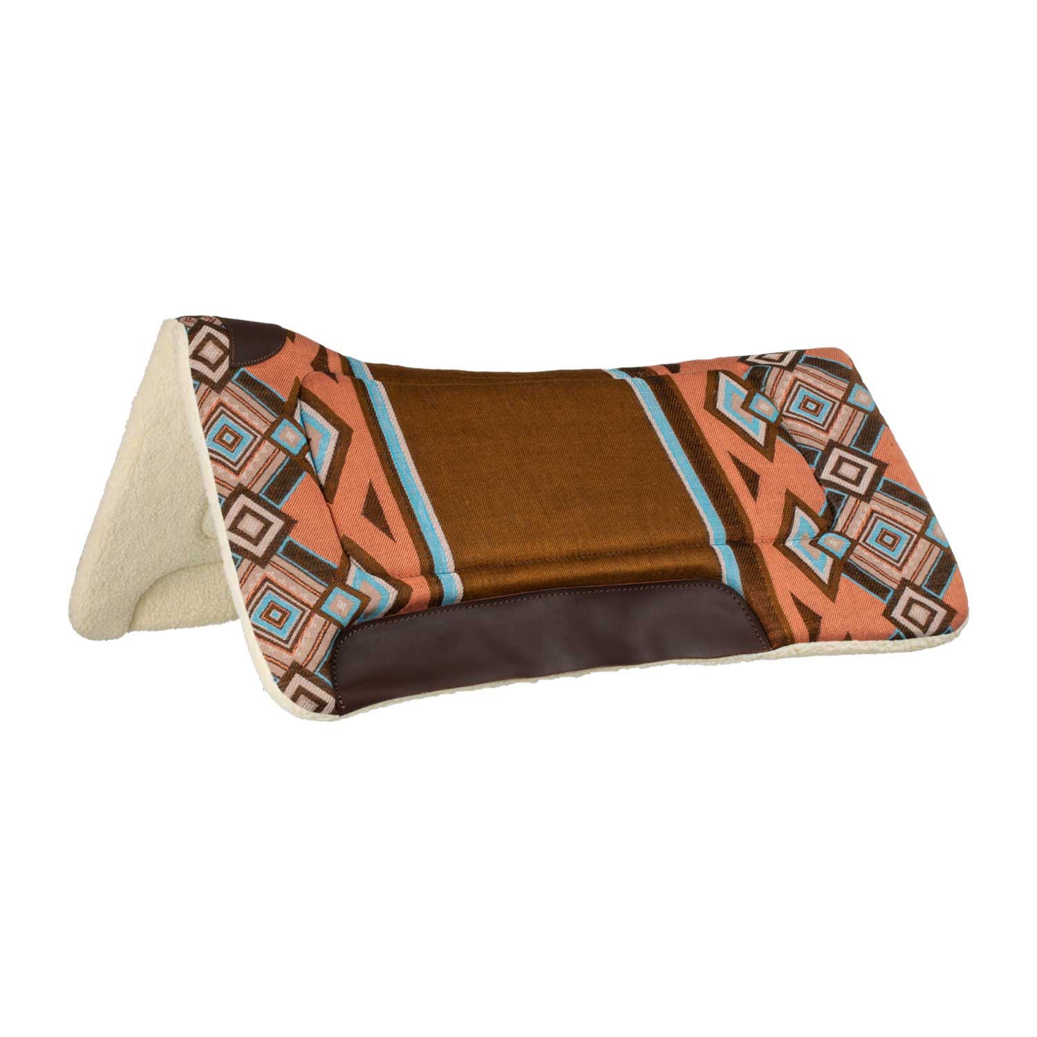 Pool's kansas western saddle pad eco wool padding - neutra