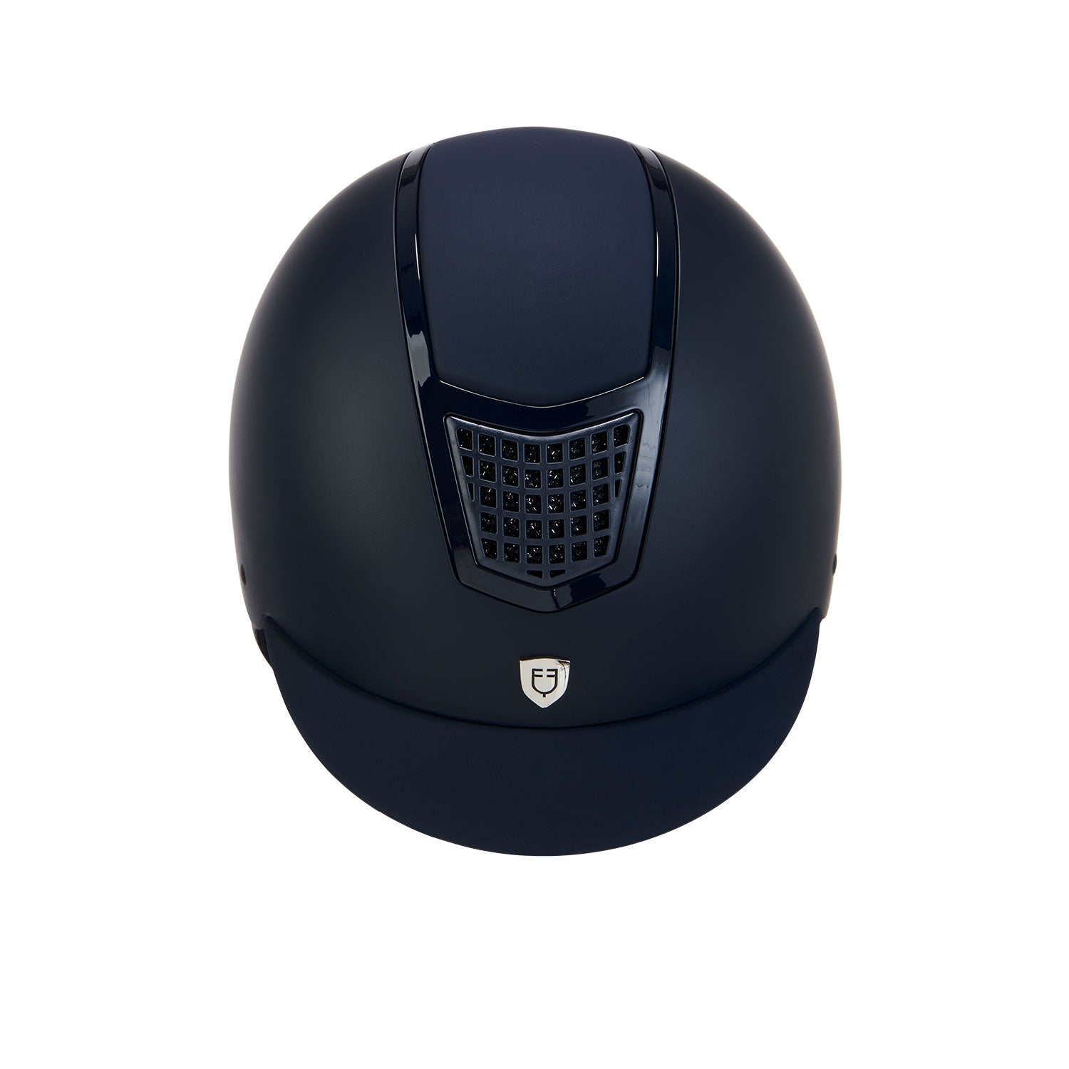 Equestro casco equestro modello eclipse plain matt rowel fitting om. 1384-2023 - Colore NAVY/NAVY