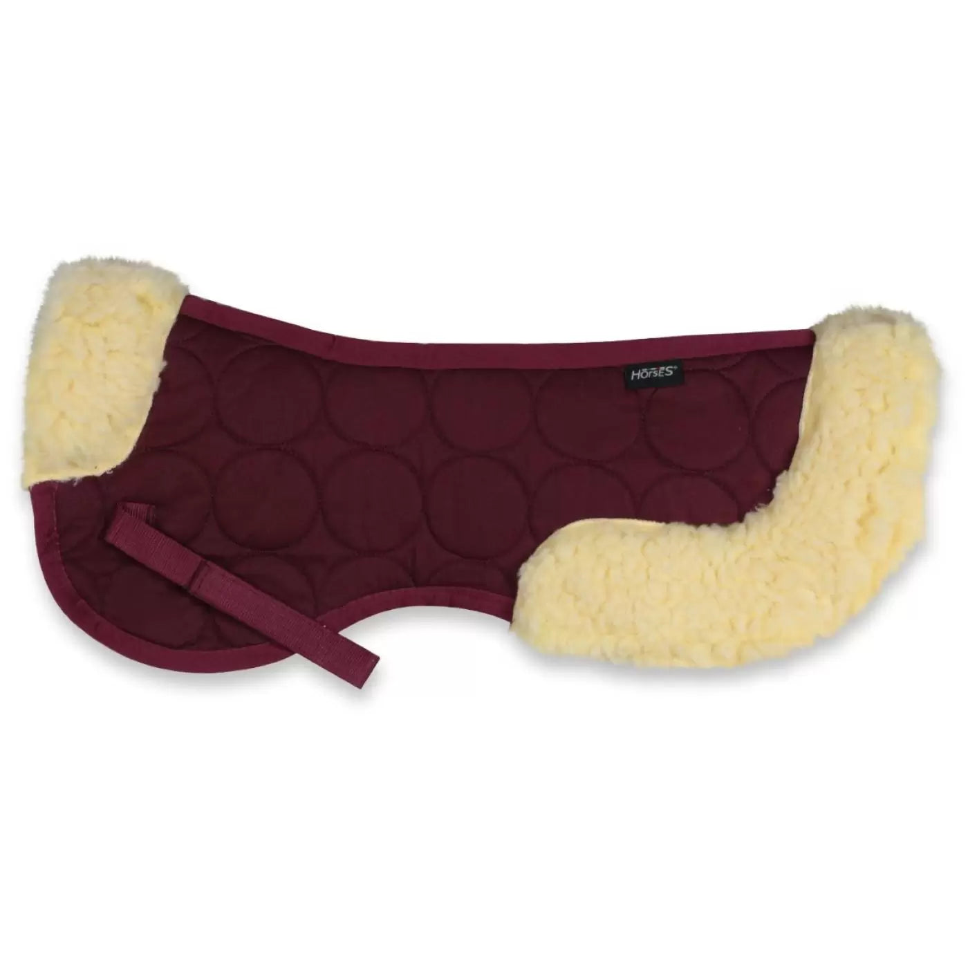Semisottosella Horses Roundy con inserti in lanetta