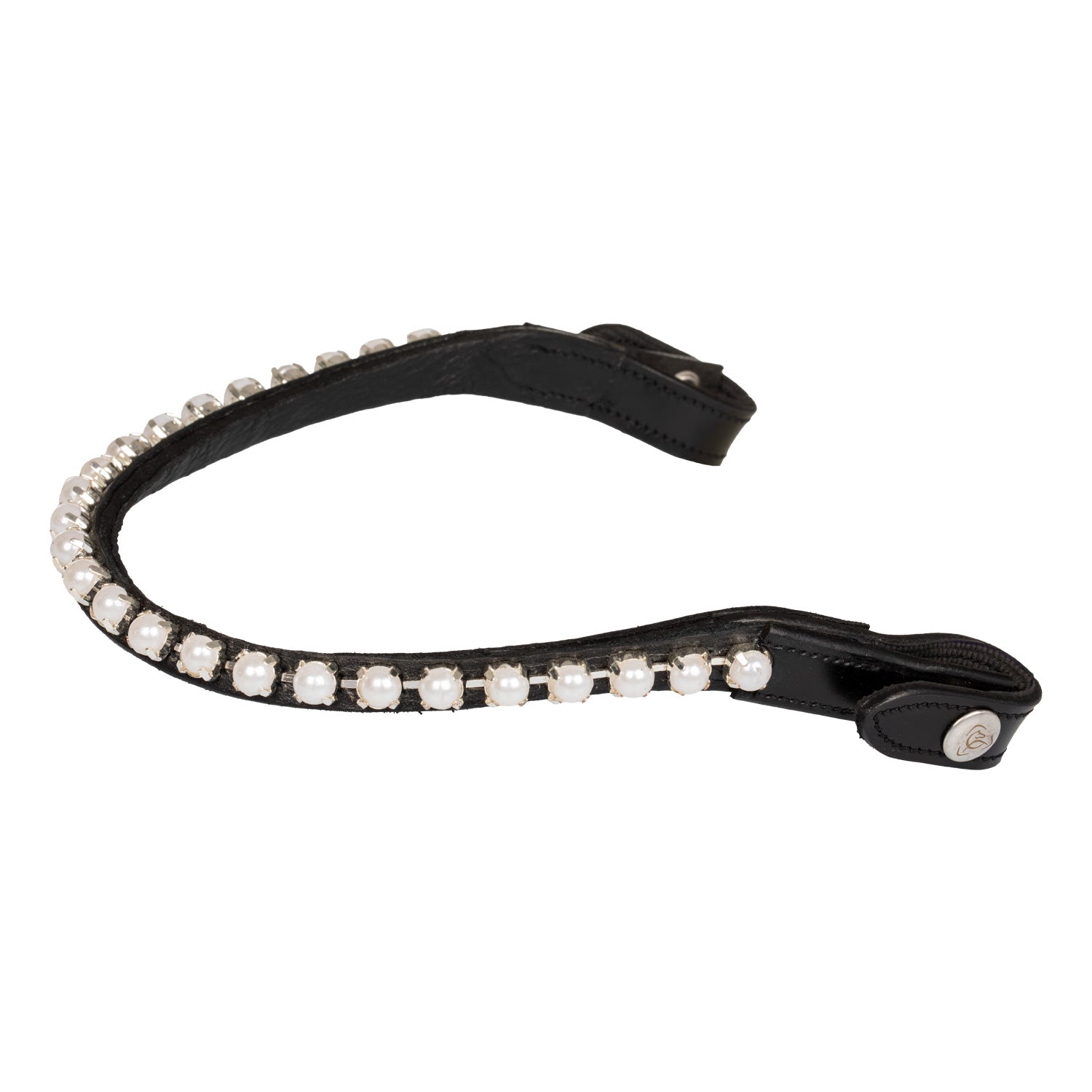 Acavallo acavallo browband w/pearls - neutra