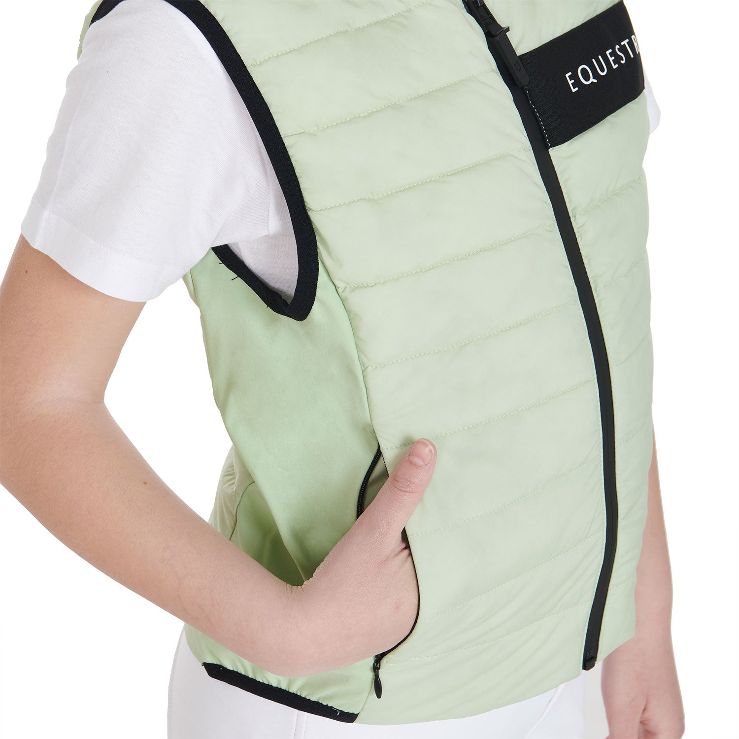 Equestro technical junior vest - Colore GREEN