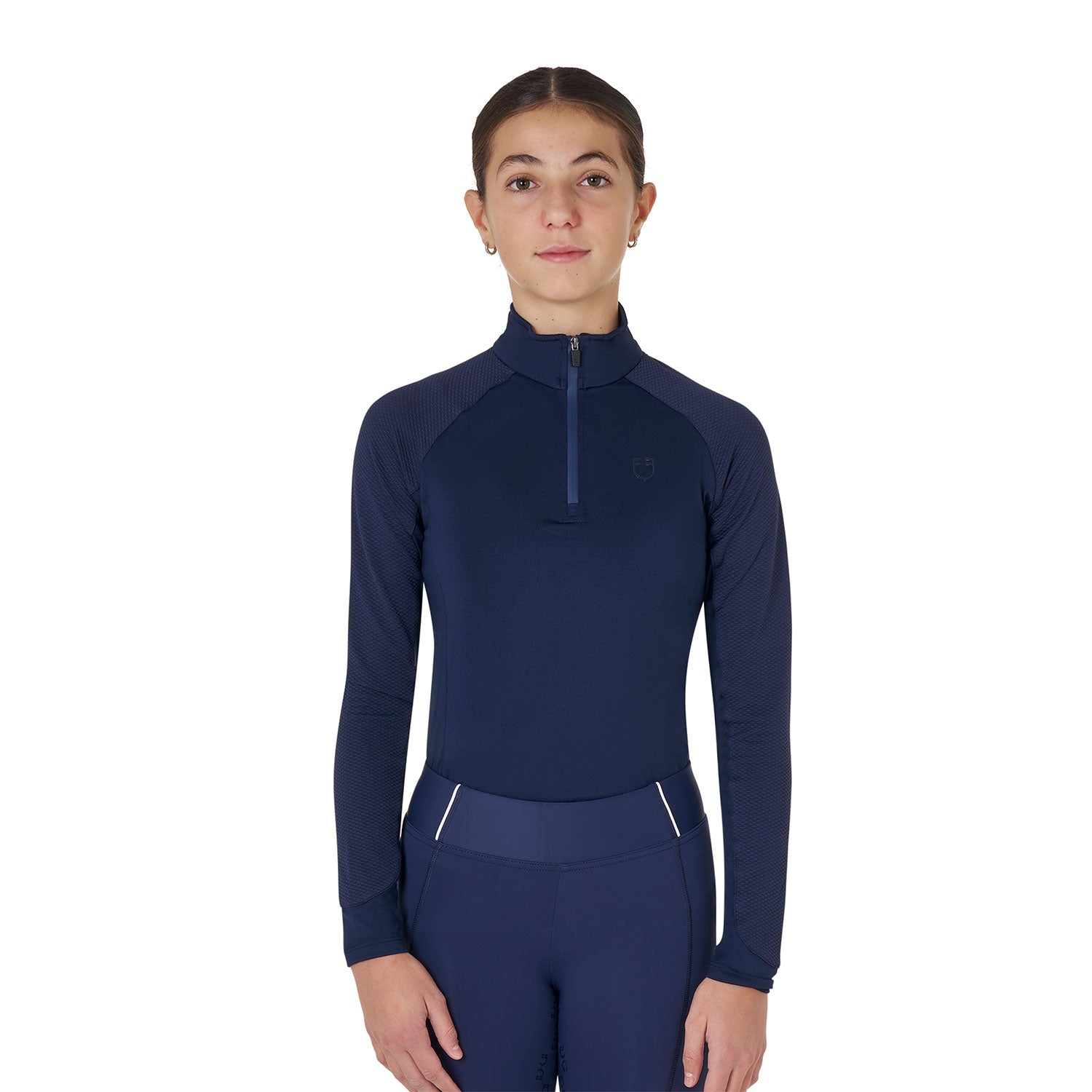 Equestro kid's technical fabric base layer - neutra