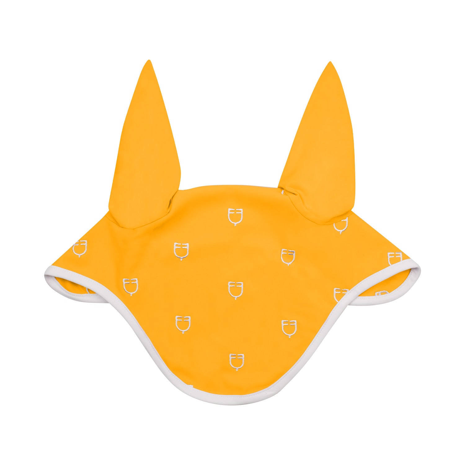 Equestro cuffietta equestro multilogo in tessuto tecnico white line edition - Colore YELLOW