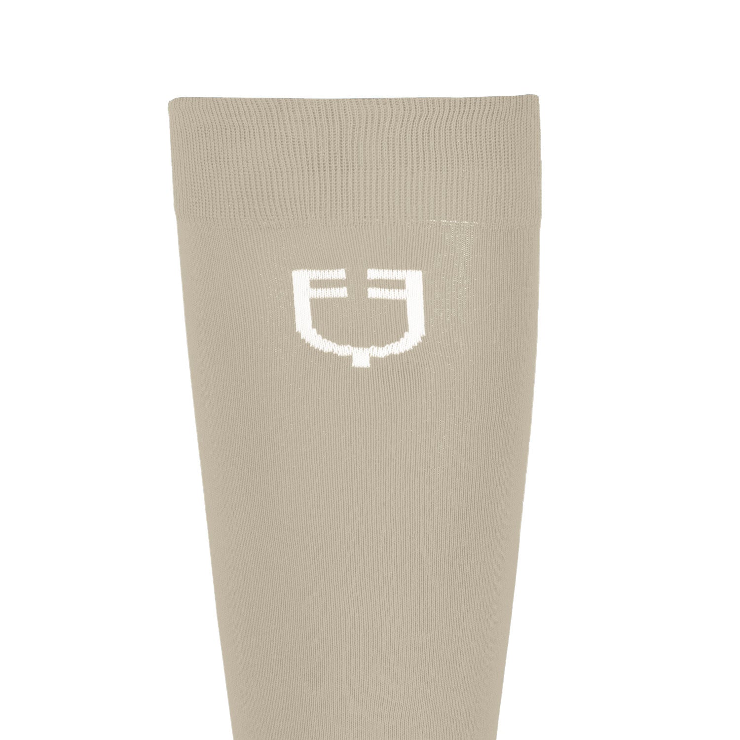 Equestro unisex light basic sock - Colore OXFORD TAN (15-1306)/WHITE
