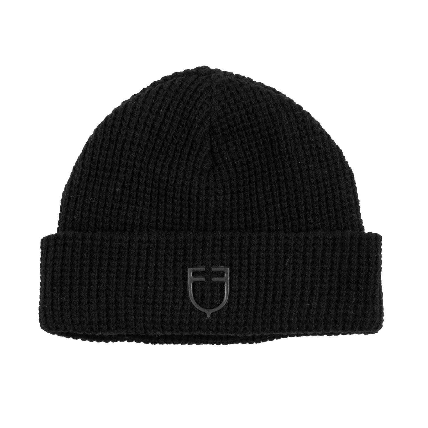 Equestro unisex knitted pattern beanie - neutra
