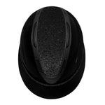 Equestro women apocalipse helmet with diamonds and shiny shell - Colore BLACK/BLACK