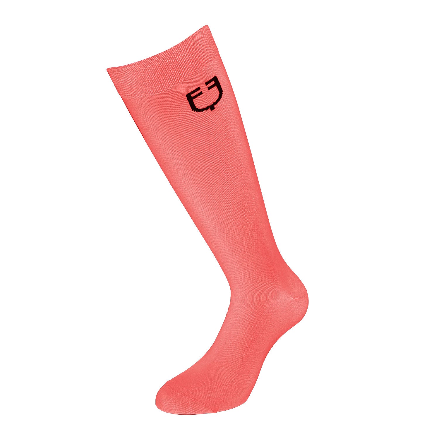 Equestro unisex light basic sock - Colore DESERT FLOWER (15-1435)/BLACK