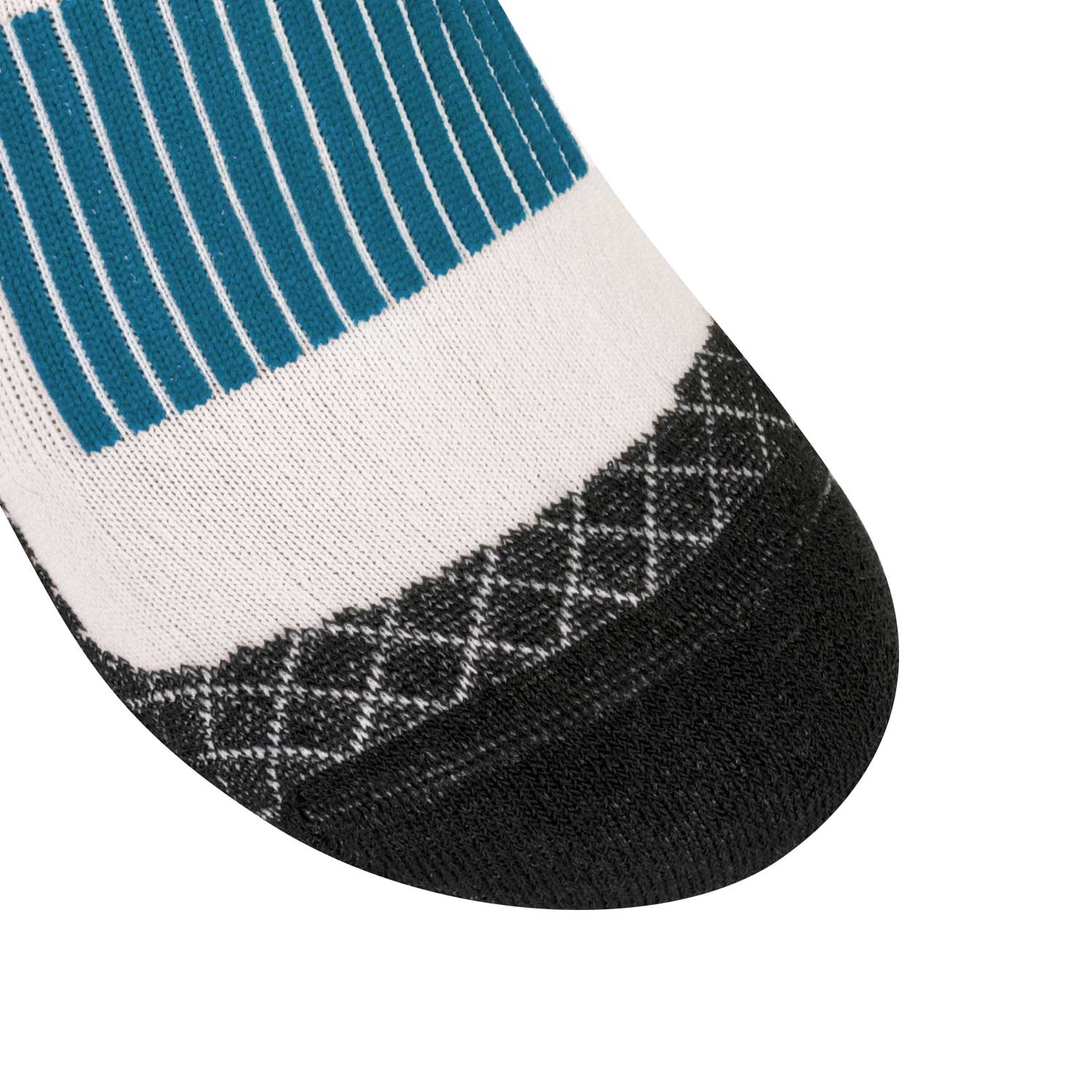 Equestro unisex carbon sock - Colore BLACK/ANTIQUE WHITE (11-0105)/BLUE CORAL (19-4526)