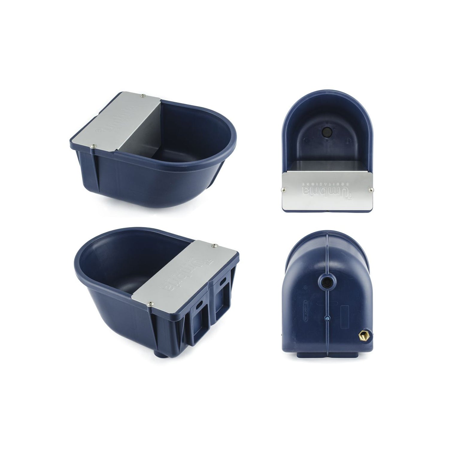 Umbria equitazione abbeveratoio plastica abs livello costante piastra inox - neutra