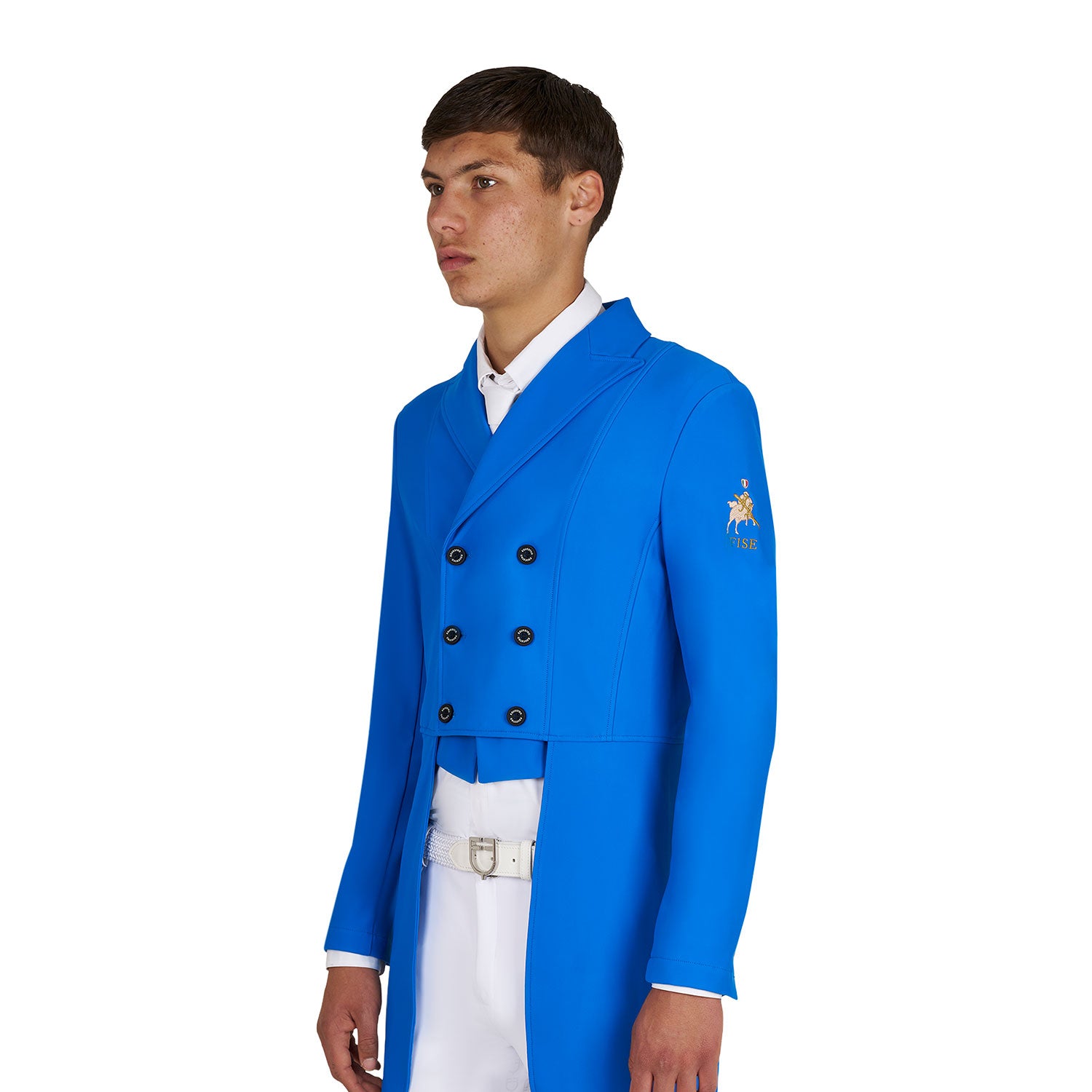 Equestro men's competition dressage tailcoat equestroxfise - Colore AZZURRO SAVOIA (19-4150)