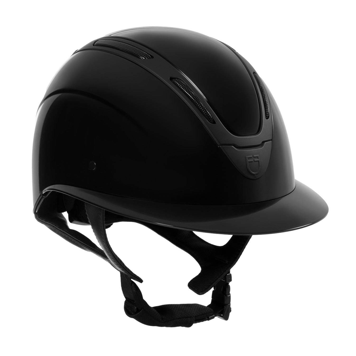 Equestro women apocalipse helmet with shiny shell - neutra