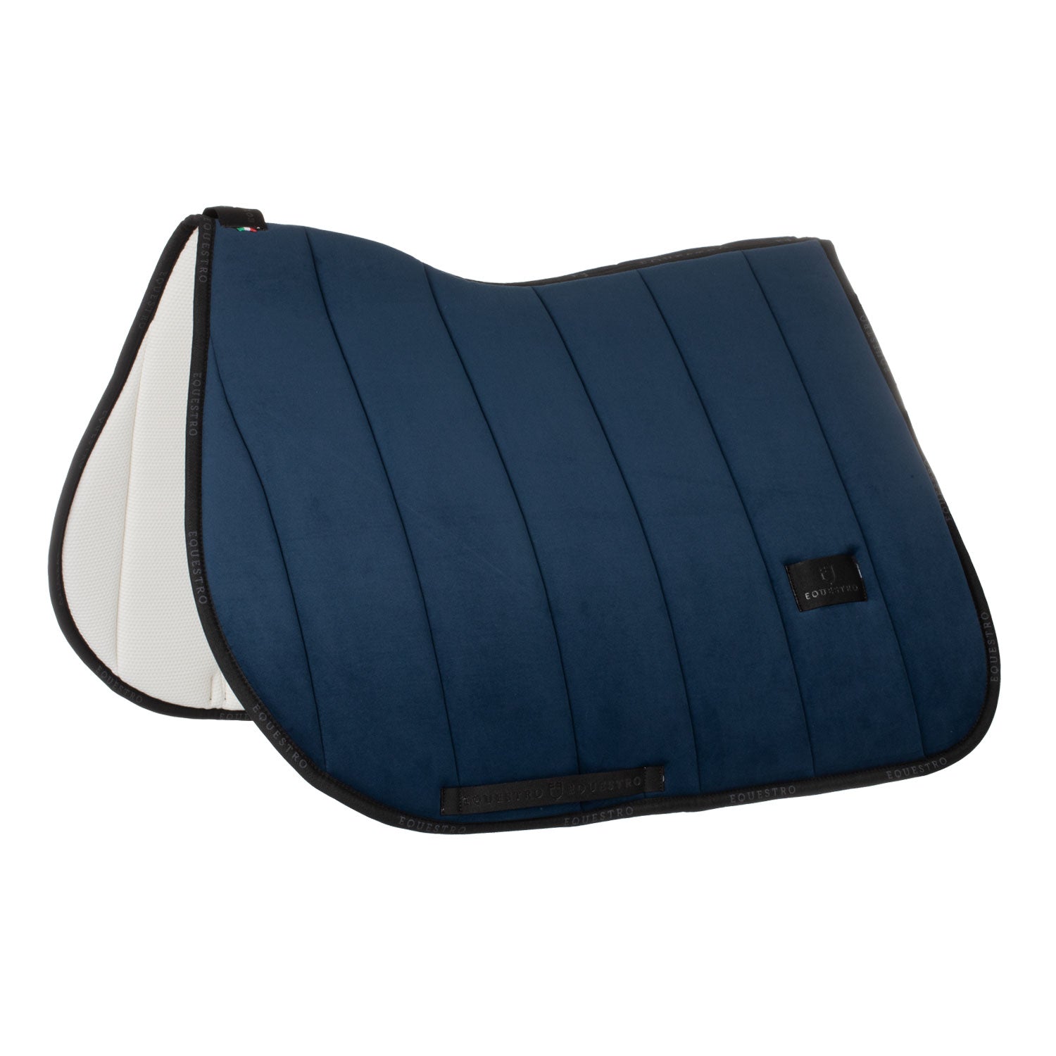 Equestro velvet jumping saddle pad seconda scelta - Colore NAVY/BLACK