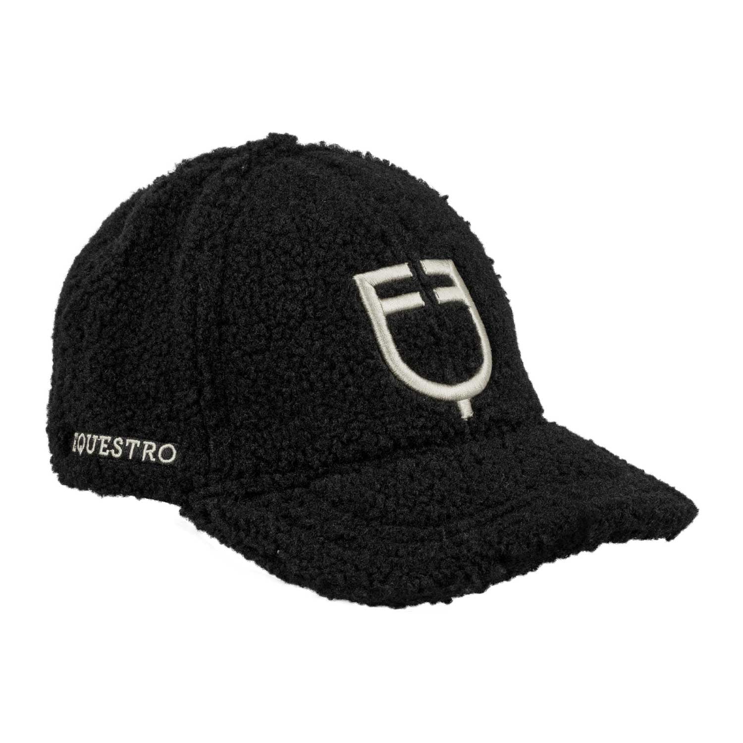 Equestro unisex teddy baseball cap - Colore BLACK/ANTIQUE WHITE (11-0105)