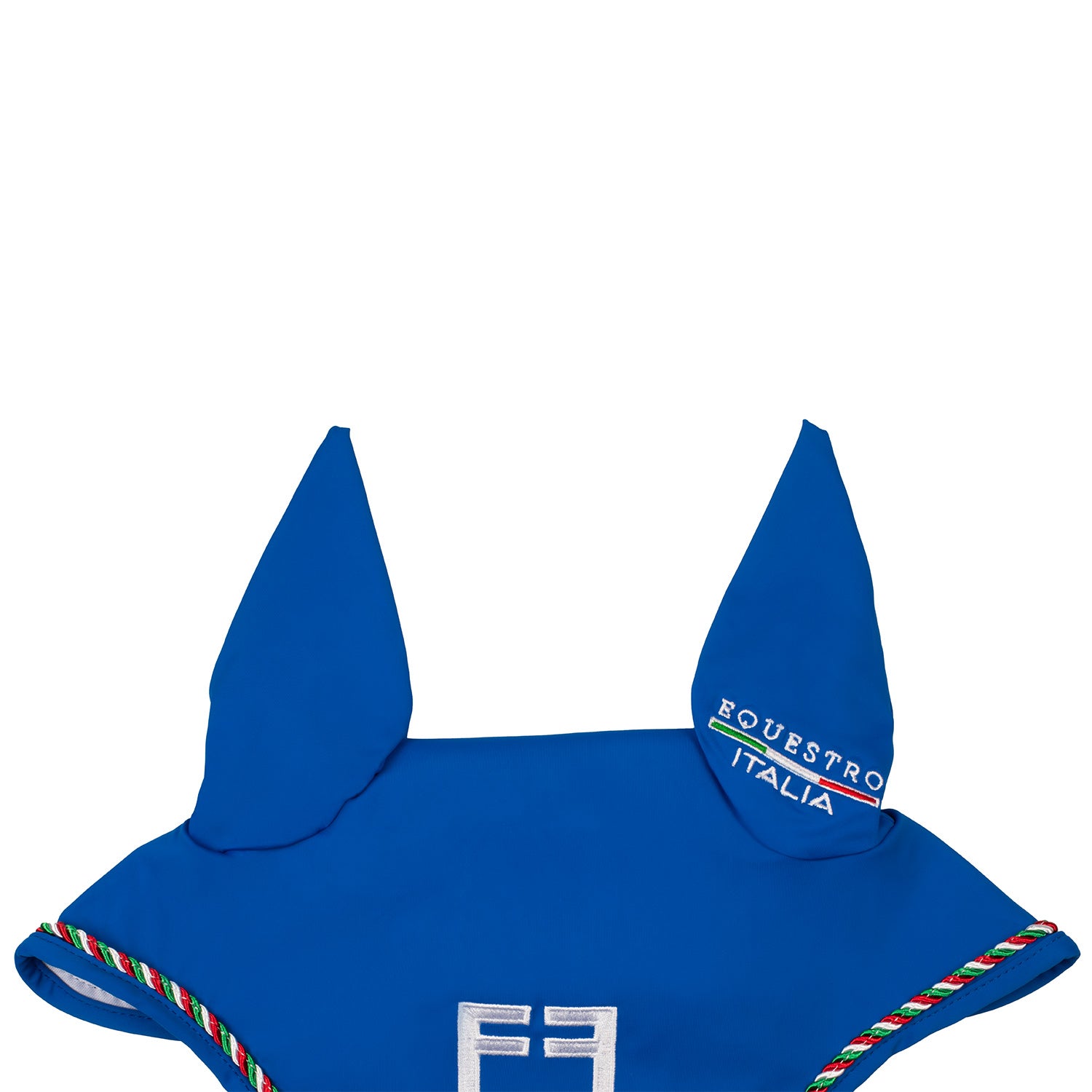Equestro fly veil in stretch material with chord equestroxfise - Colore AZZURRO SAVOIA (19-4150)