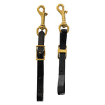 Lakota coppia montanti biothane per lk1082 - Colore BLACK