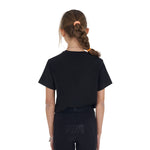 Equestro girl's so lovely cotton t-shirt - Colore BLACK