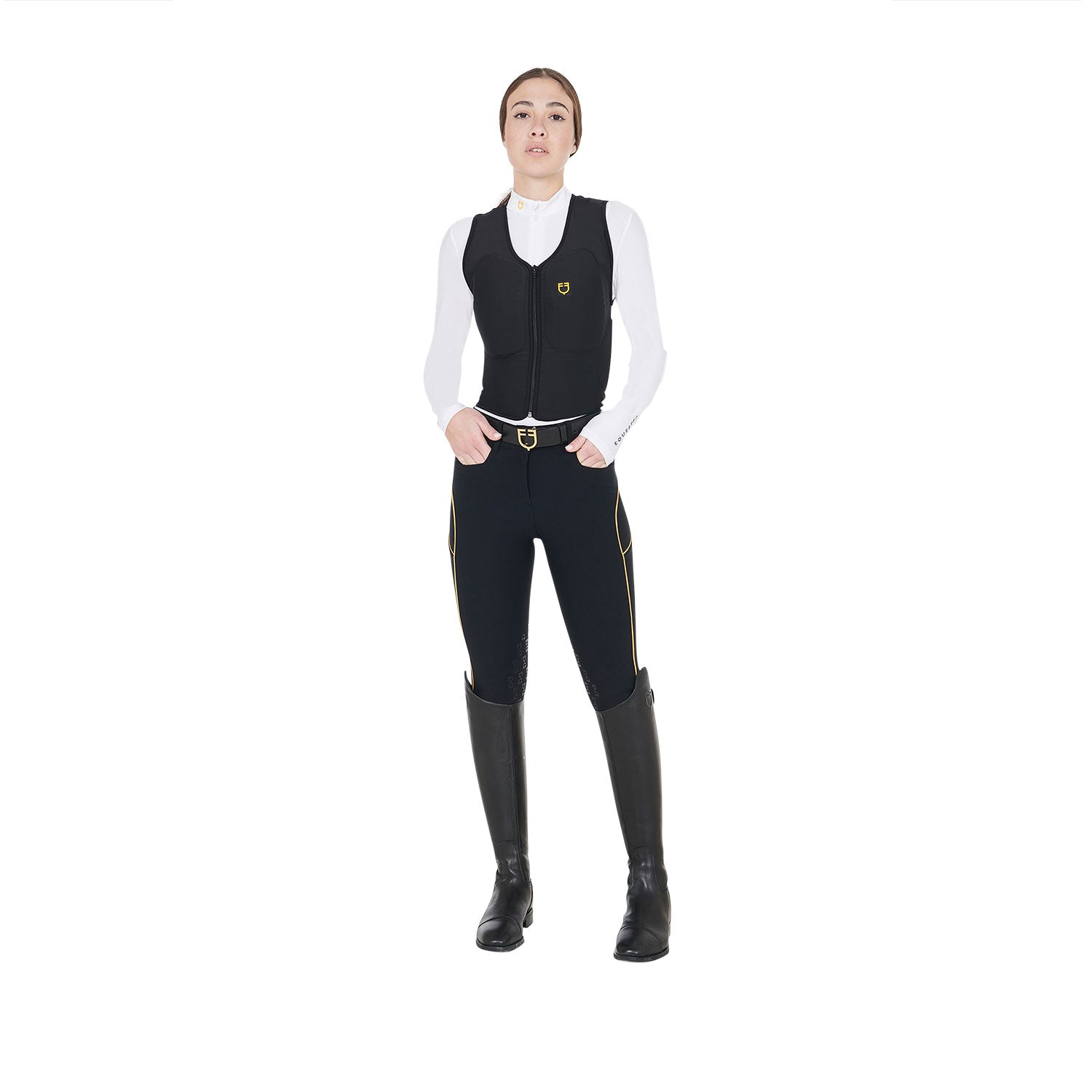 Equestro adult soft vest - Colore BLACK