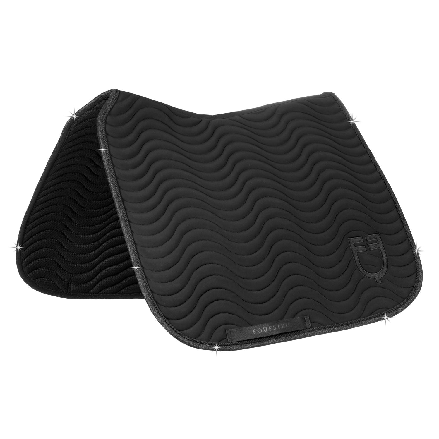 Equestro universe wave dressage saddle pad - neutra