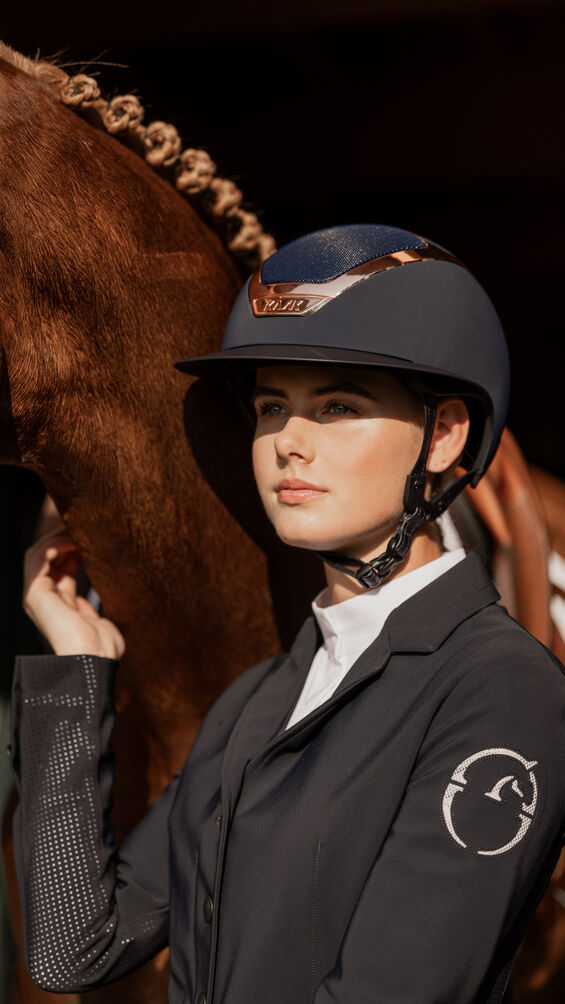 Kask Casco Equitazione Star Lady Chrome
