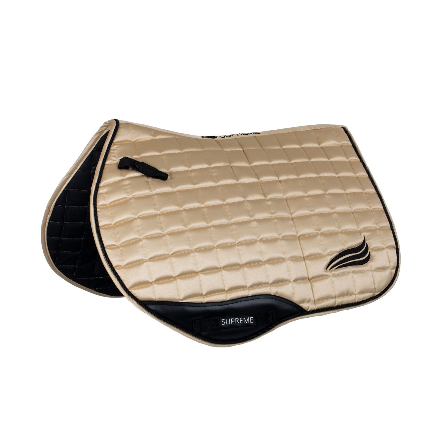 Supreme satin close contact saddle pad - neutra