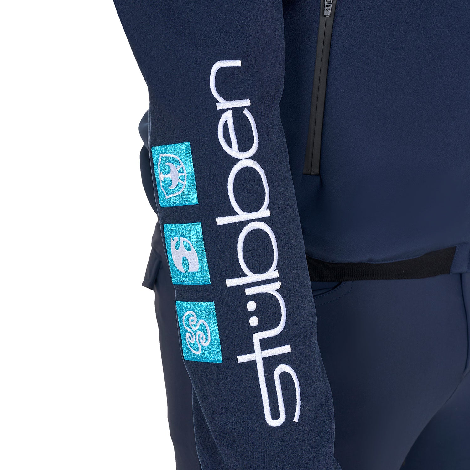 Equestro new style men's multilogo softshell - Colore NAVY BLAZER (19-3923)