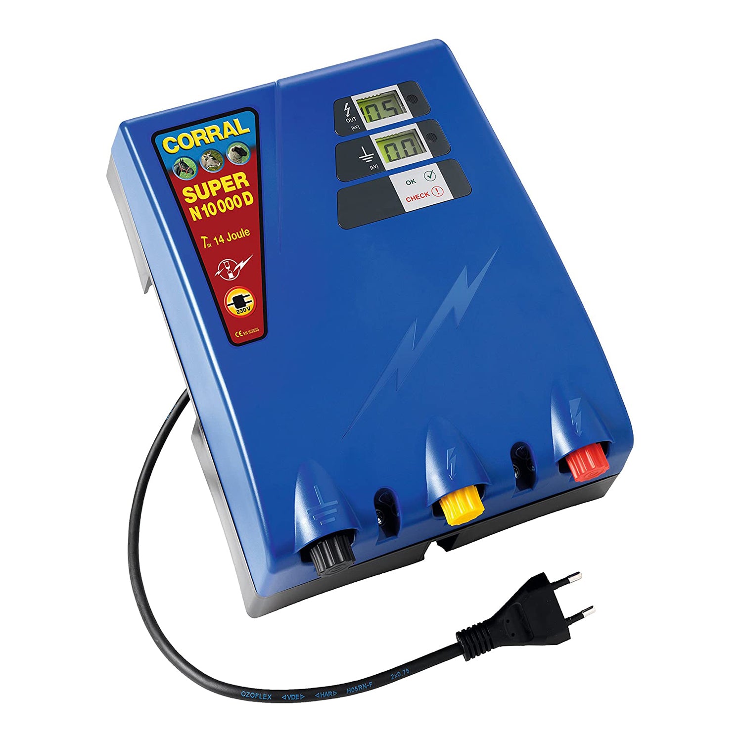 Ako corral super n 10000 230v electric fence unit - neutra