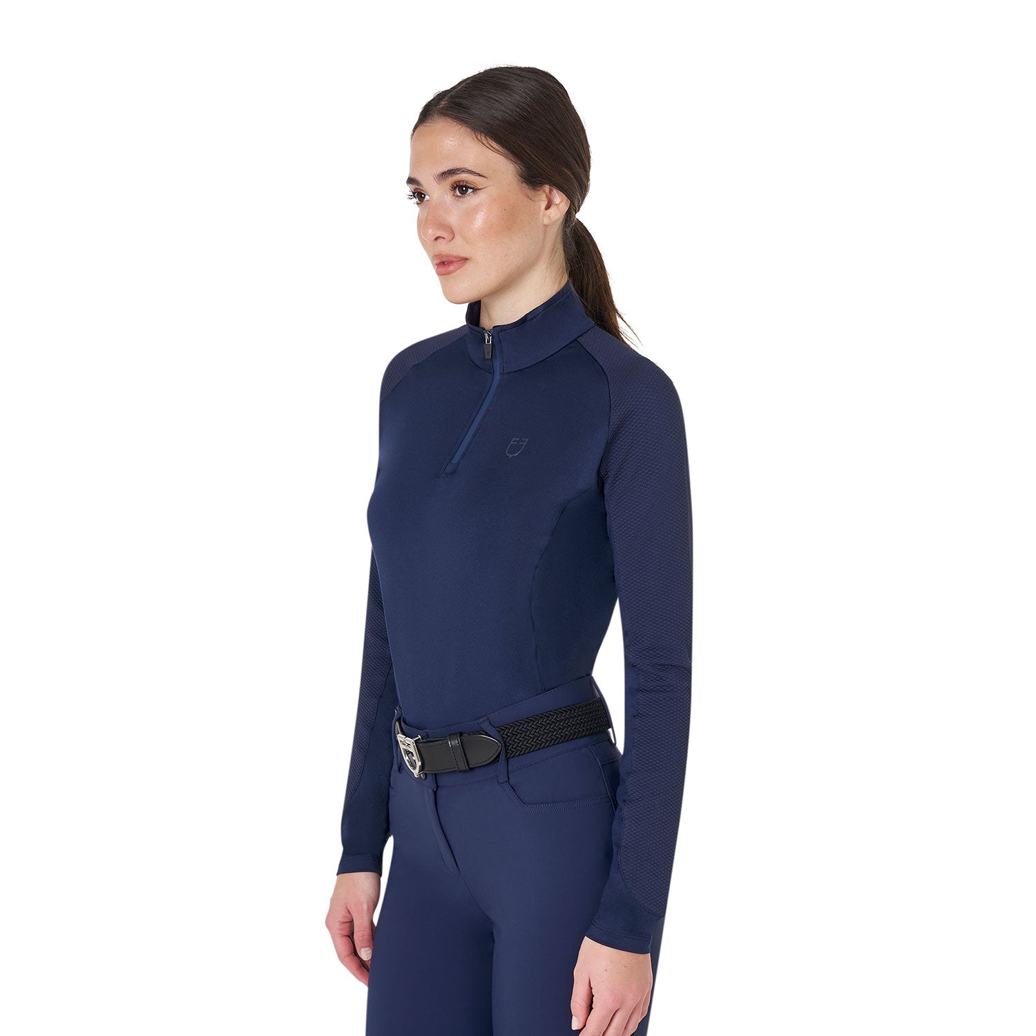 Equestro base layer donna equestro in tessuto tecnico - Colore NAVY BLAZER (19-3923)/NAVY BLAZER (19-3923)