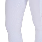 Equestro women's perforated hybrid training leggings - Colore WHITE