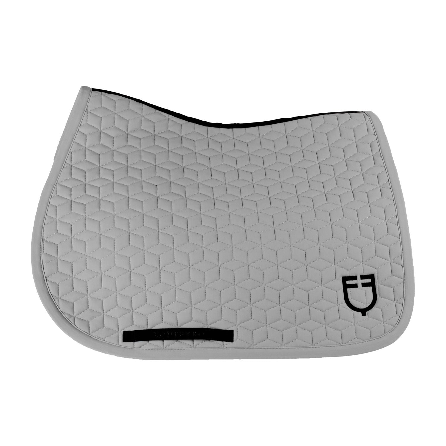 Equestro cube quilting jumping saddle pad - Colore FROST GREY (17-0000)