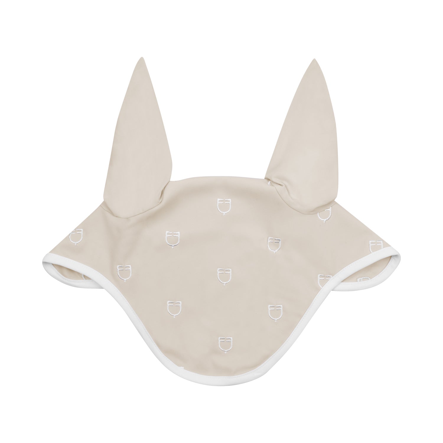 Equestro cuffietta equestro multilogo in tessuto tecnico white line edition - Colore BEIGE (130000)