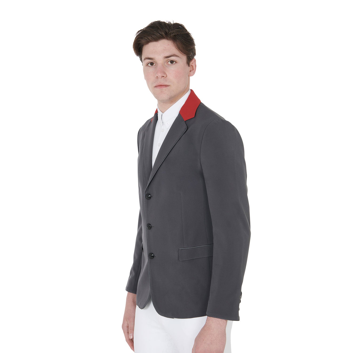 Equestro giacca concorso uomo modello elegance - Colore GREY/BURGUNDY