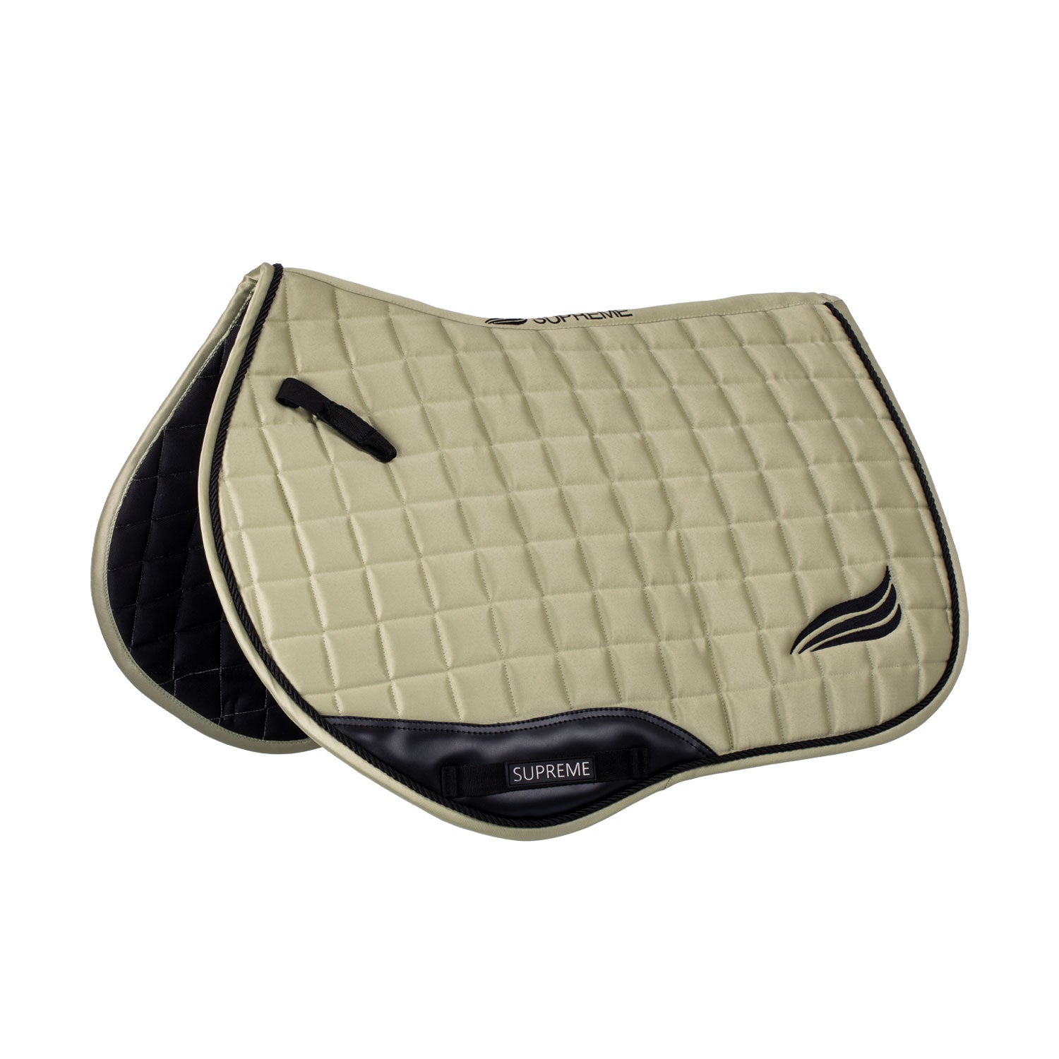 Supreme satin close contact saddle pad - Colore LIGHT GREEN