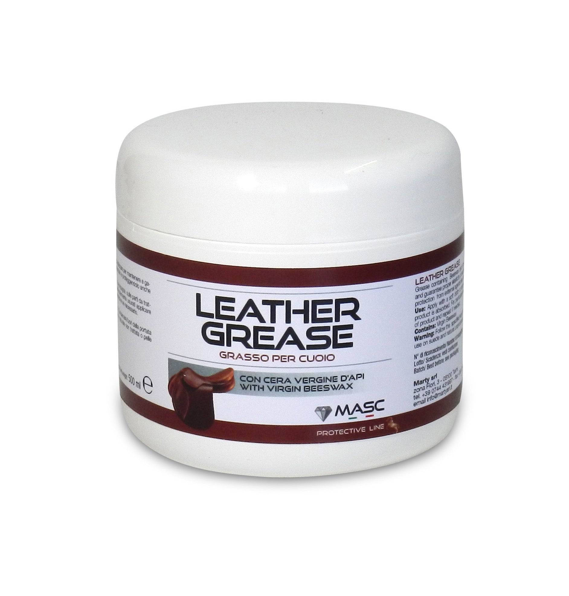 Grasso per cuoio MASC LEATHER GREASE 500ml