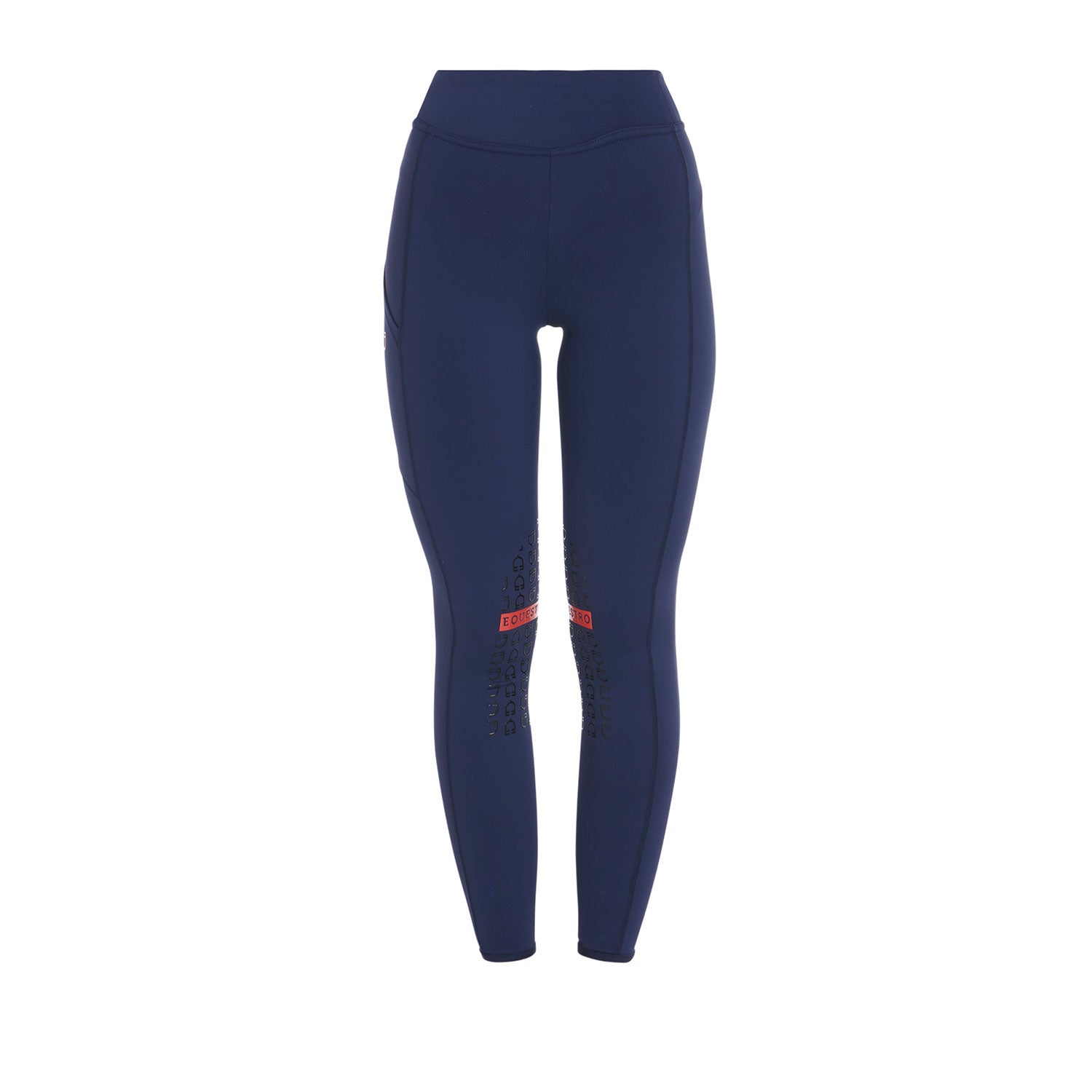 Equestro leggings equestro modello kao light tessuto tecnico elasticizzato - Colore NAVY/RED 181662