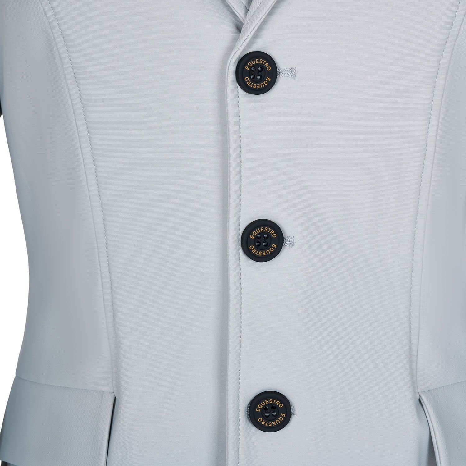 Equestro kids' girasol competition riding jacket - Colore HARBOR MIST (14-4202)