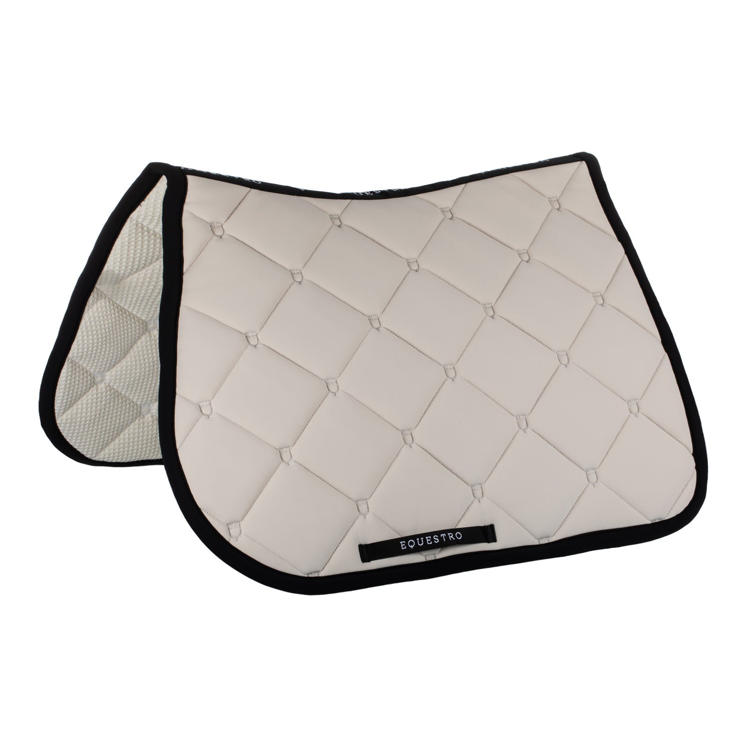 Equestro sottosella jumping equestro multilogo in tessuto tecnico black line edit - Colore BEIGE (130000)