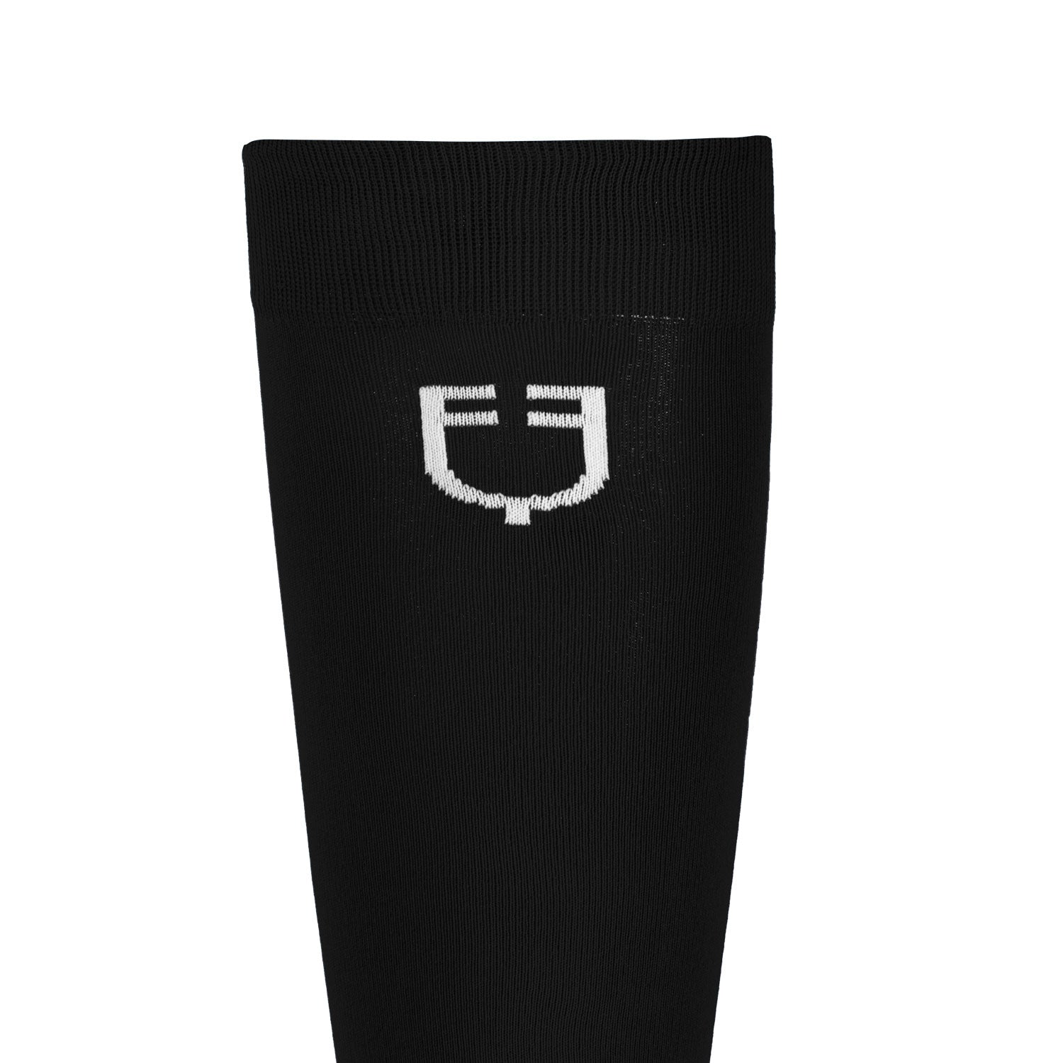 Equestro unisex light basic sock - Colore BLACK/WHITE
