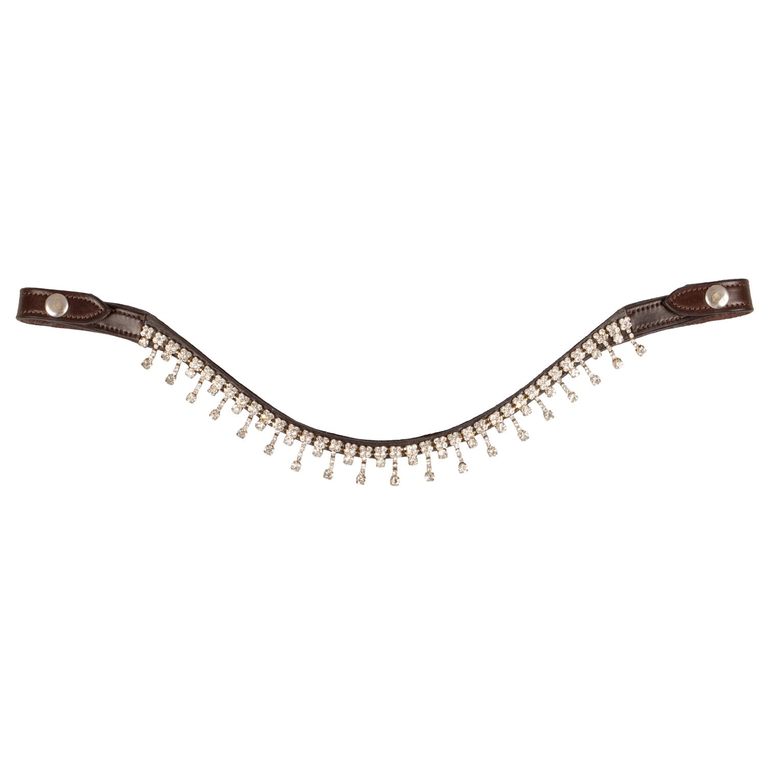 Acavallo acavallo queen browband - Colore DARK BROWN