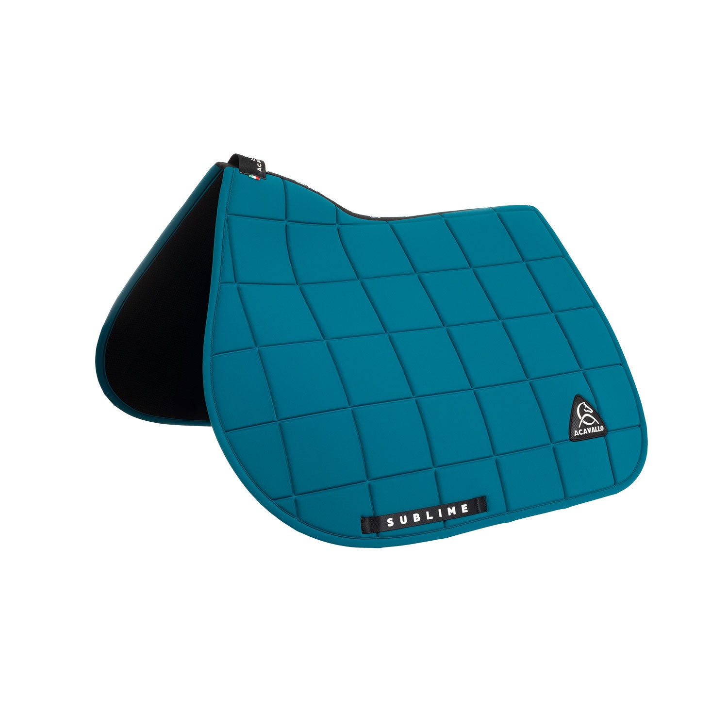 Acavallo square jumping saddle pad - Colore PETROL