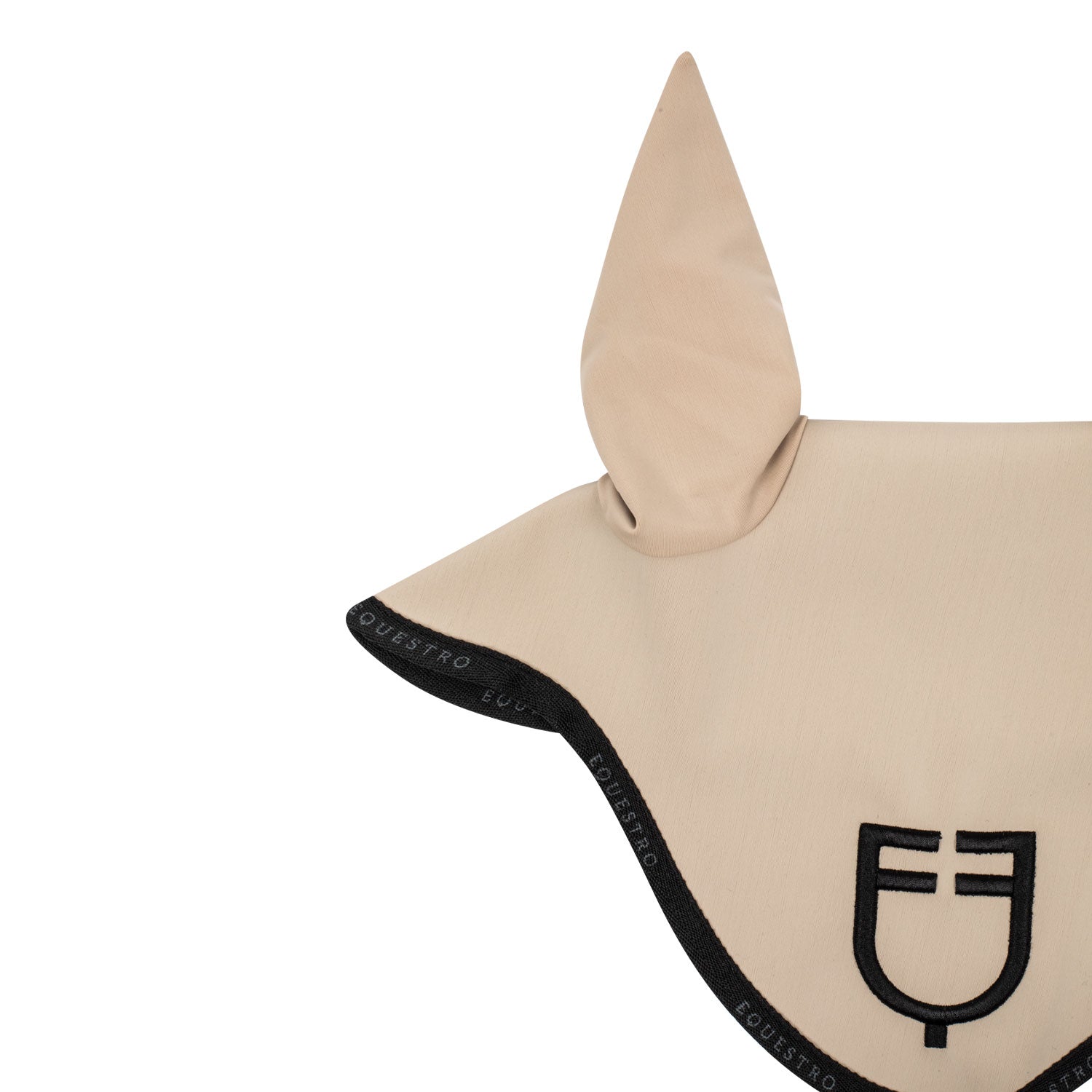 Equestro cuffietta modello gp con logo - Colore SAND/BLACK
