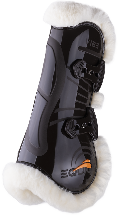 Paratendini Stinchiere anteriori eQuick Vibe Fluffy con imbottitura in pelo