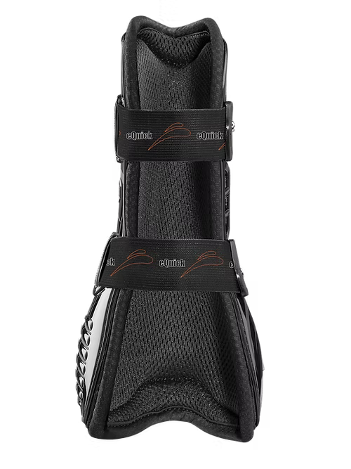 Stinchiere paratendini eQuick eAirshock Front Legend black fluid Limited Edition