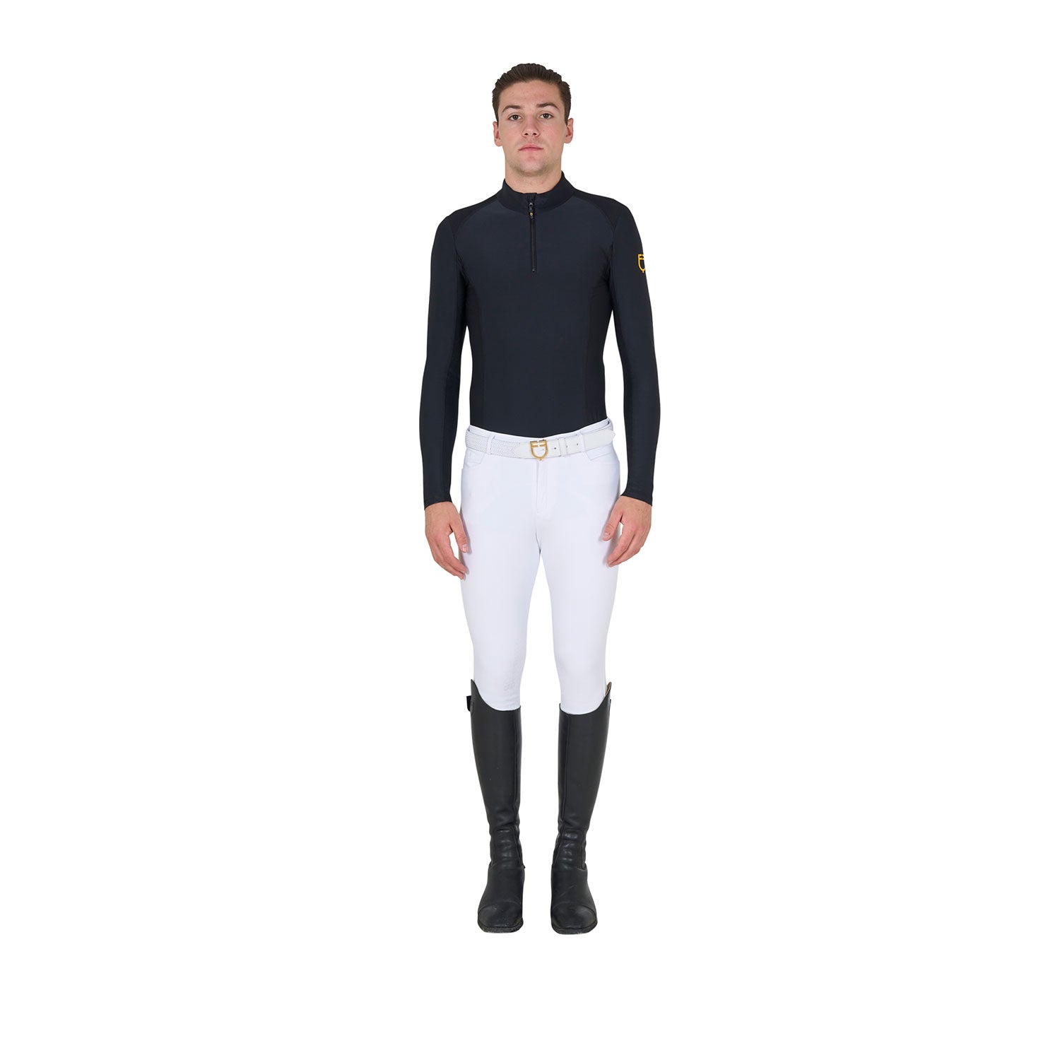 Equestro man  technical training polo - Colore BLACK