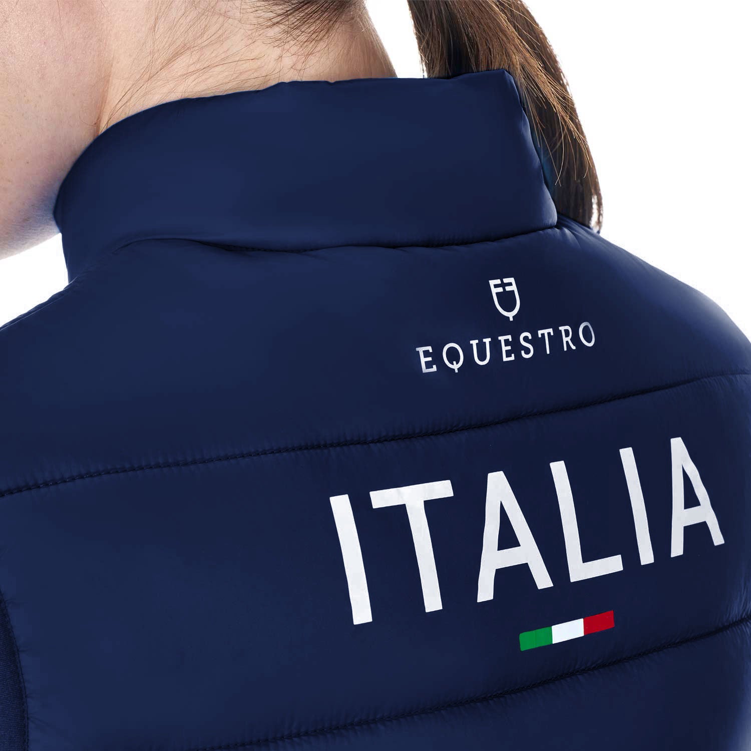 Equestro women's down vest equestroxfise - Colore NAVY BLAZER (19-3923)