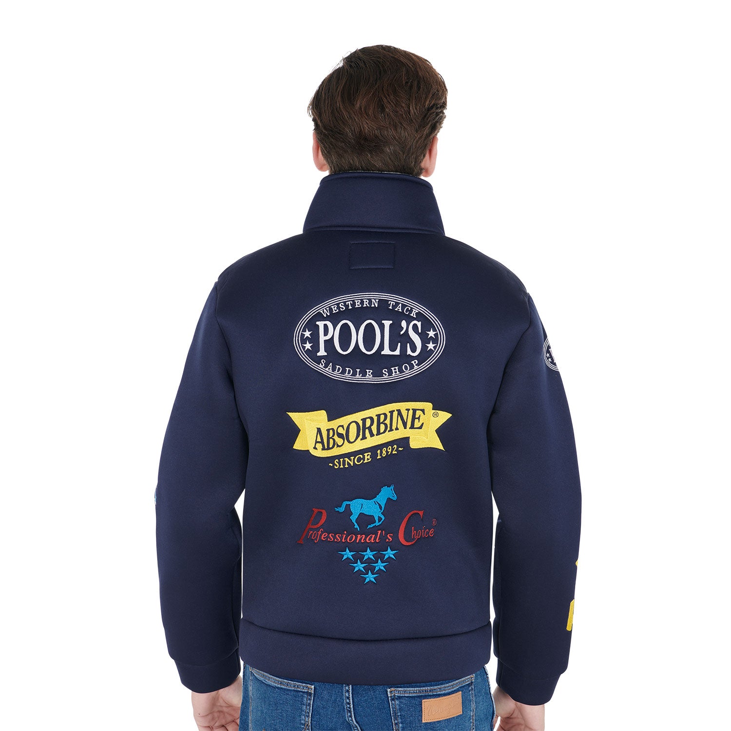 Pool's giacca unisex multilogo senza cappuccio - neutra