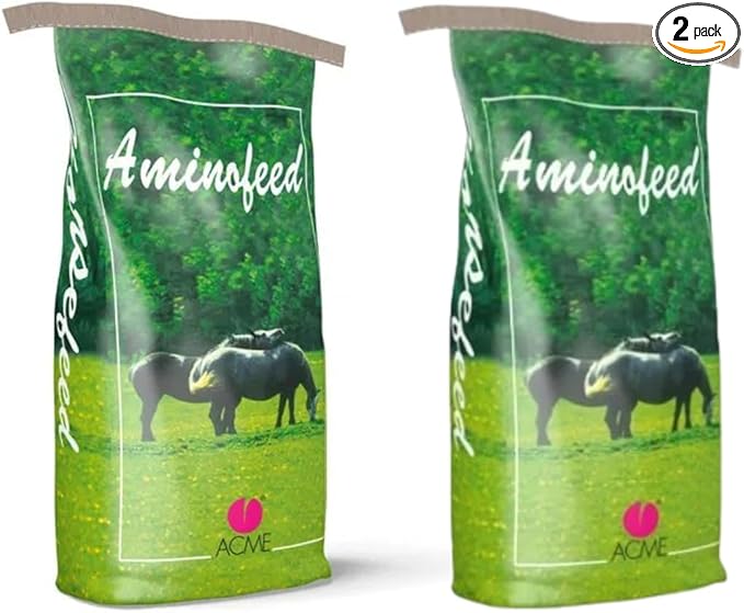 Acme Aminofeed,2 Sacchi da 20 kg, per Fattrici, Puledri e Cavalli Sportivi